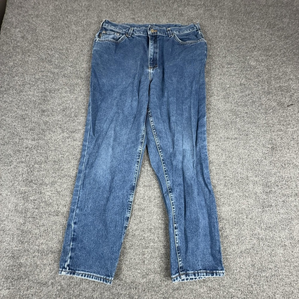 Vintage Chic Jeans Womens 20W Blue High Rise Relaxed Tapered Denim USA 90s